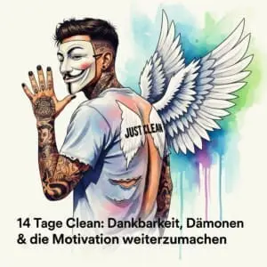 14 Tage clean: Dankbarkeit, Dämonen & die Motivation weiterzumachen