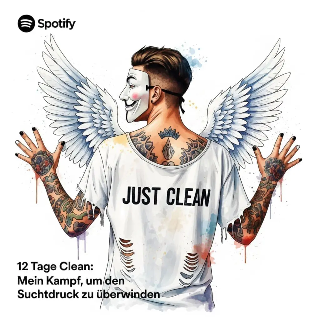 Werbung für NeelixberliN Spotify Podcast Folge: 12 Tage clean: Mein Kampf, um den Suchtdruck zu überwinden