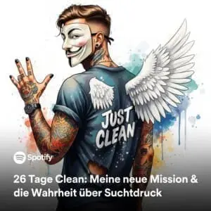 26 Tage clean: Meine neue Mission & die Wahrheit über Suchtdruck - Tagebuch und Podcast Titelbild