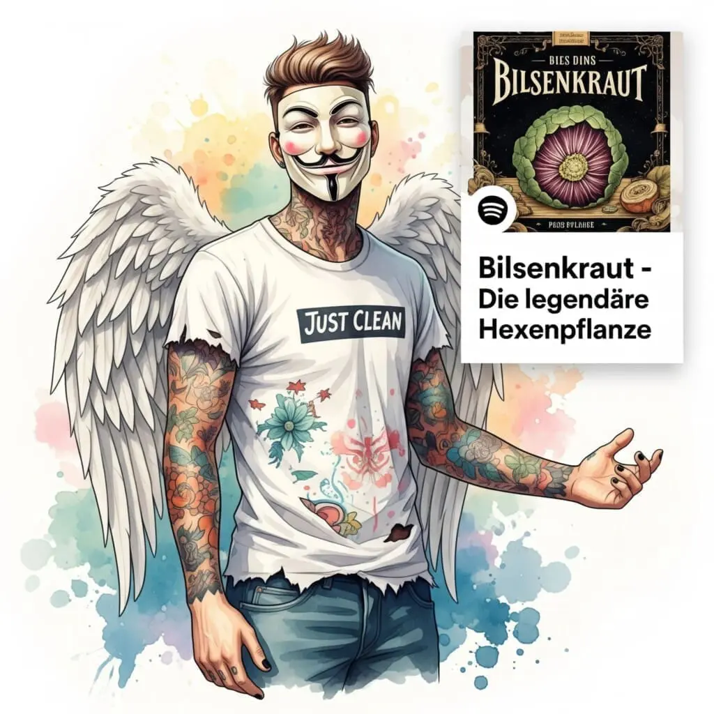 Bilsenkraut: Die legendäre Hexenpflanze und ihre tödlichen Gefahren. Podcast und Artikel Titelbild.