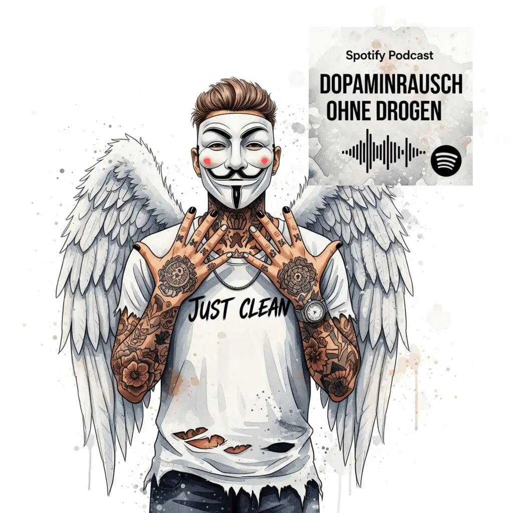 Dopaminrausch ohne Drogen: Der beste Stoff, den du selbst herstellst. Podcast und Artikel Titelbild