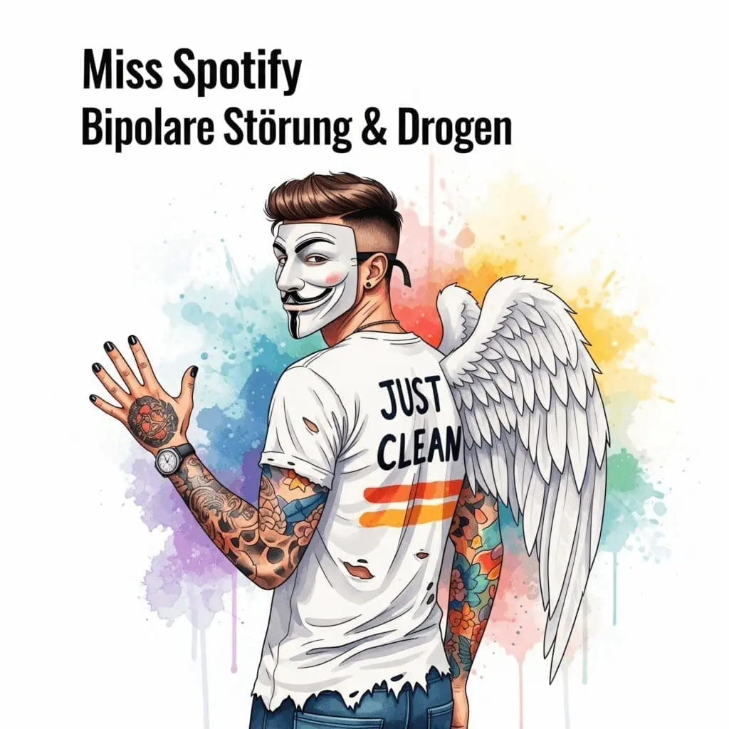Bipolare Störung & Drogen: Wenn die Seele Achterbahn fährt. Podcast und Artikel Titelbild