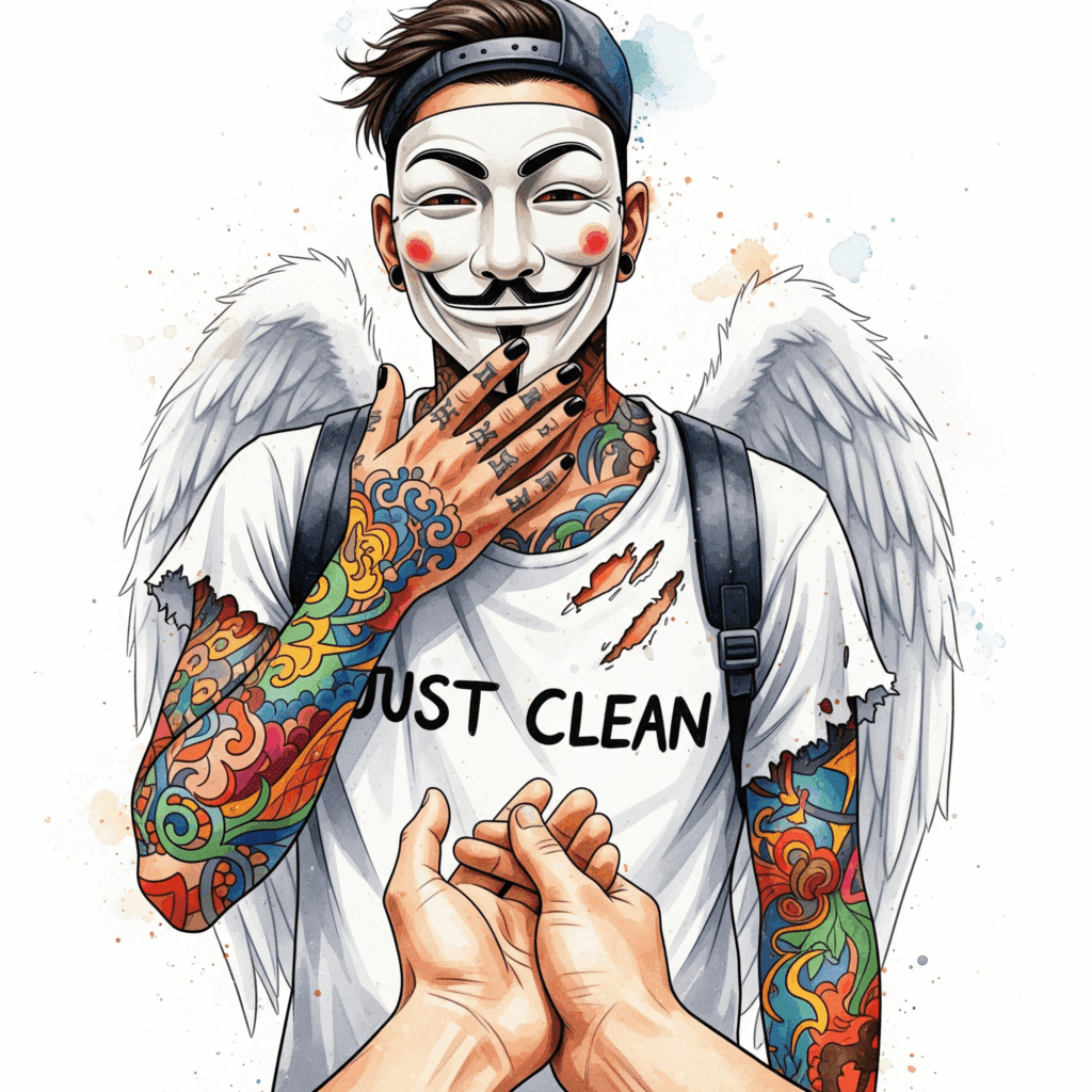 Eine Hand, die eine andere unterstützend und sanft hält. Die Geste ist hoffnungsvoll und spendet Trost. Symbolisiert das Annehmen von Hilfe und den Weg zur Genesung. "Hilfe bei Essstörung", "Unterstützung Magersucht", "Weg zur Heilung"
