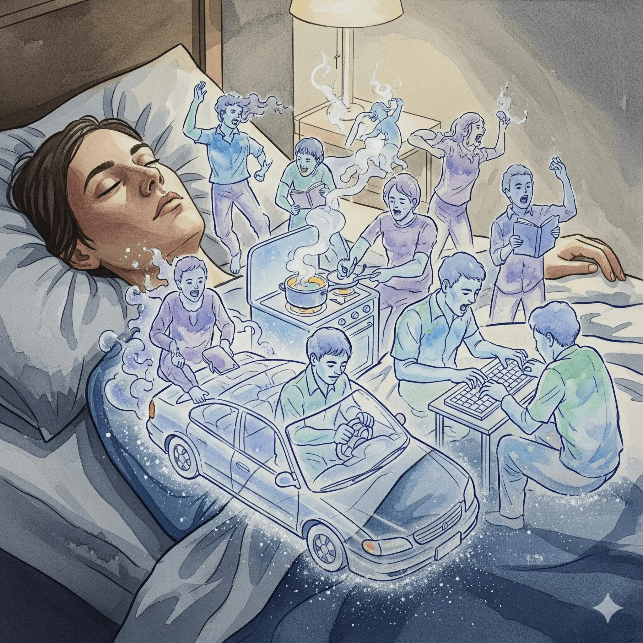 Z Drugs Parasomnien komplex Schlafverhalten Zombie Modus Schlaf fahren essen unbewusst Aktivitäten Gedächtnisverlust