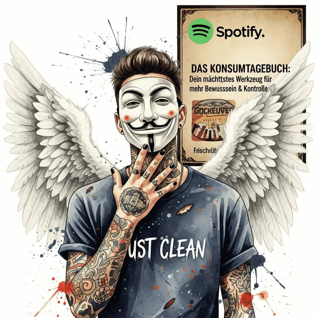 Das Konsumtagebuch: Dein mächtigstes Werkzeug für mehr Bewusstsein & Kontrolle. Podcast und Artikel Titelbiild