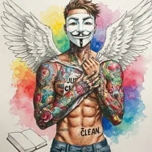 Symbolbild für Offenheit, Transparenz, z.B. ein offenes Buch oder eine Person, die ins Licht tritt. Keywörter: Offenheit Sucht, Transparenz Suchthilfe, Anonymität beenden