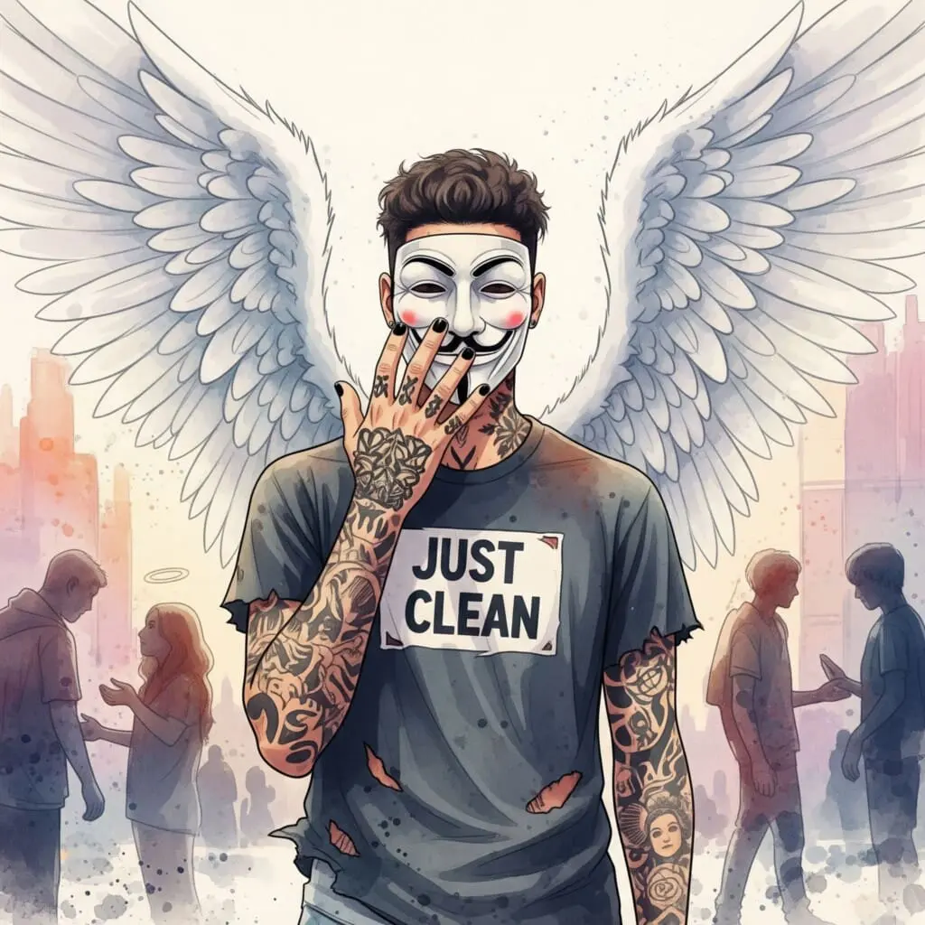 Stilisierte Darstellung einer unterstützenden Community oder sich unterhaltende Personen.