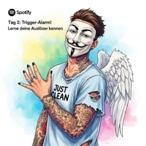 Tag 2: Trigger-Alarm! Lerne deine Auslöser kennen - Podcast Titelbild
