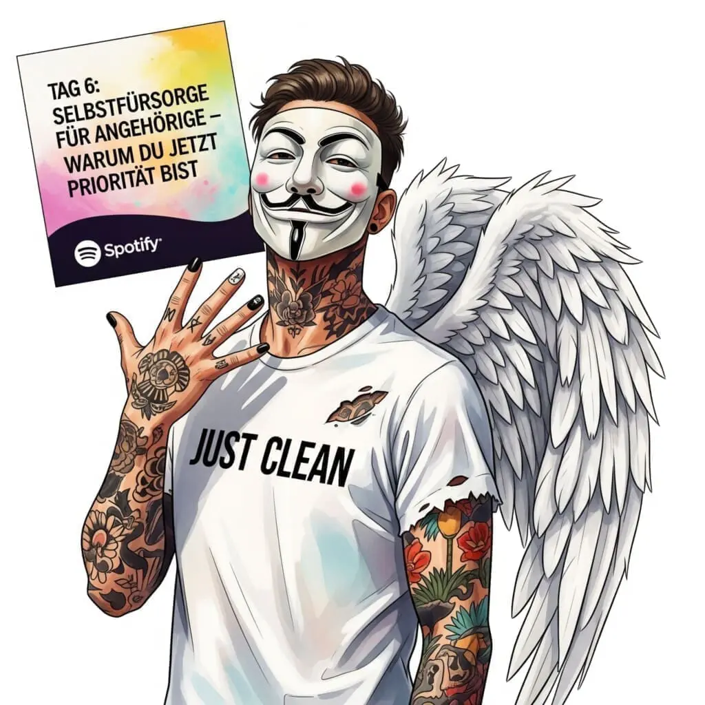 Tag 6: Selbstfürsorge für Angehörige – Warum DU jetzt Priorität bist - Podcast Titelbild