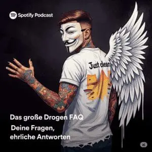 Das große Drogen-FAQ: Deine Fragen, ehrliche Antworten. Podcast und Artikel Titelbild