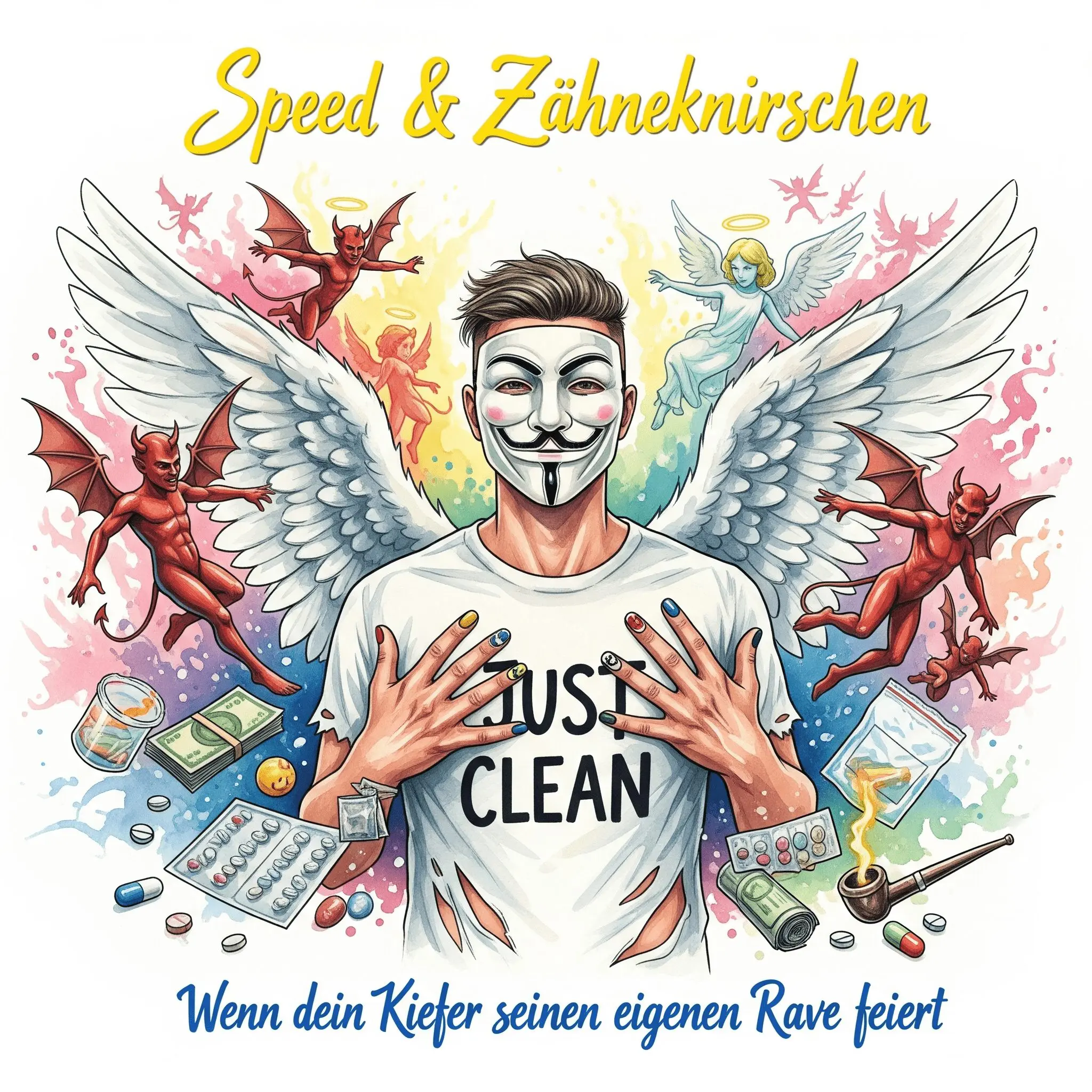Amphetamin & Zähneknirschen: Wenn dein Kiefer seinen eigenen Rave feiert