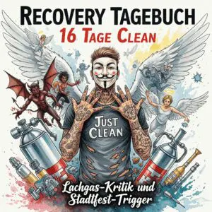 Recovery Tagebuch: 16 Tage Clean, Lachgas-Kritik und Stadtfest-Trigger