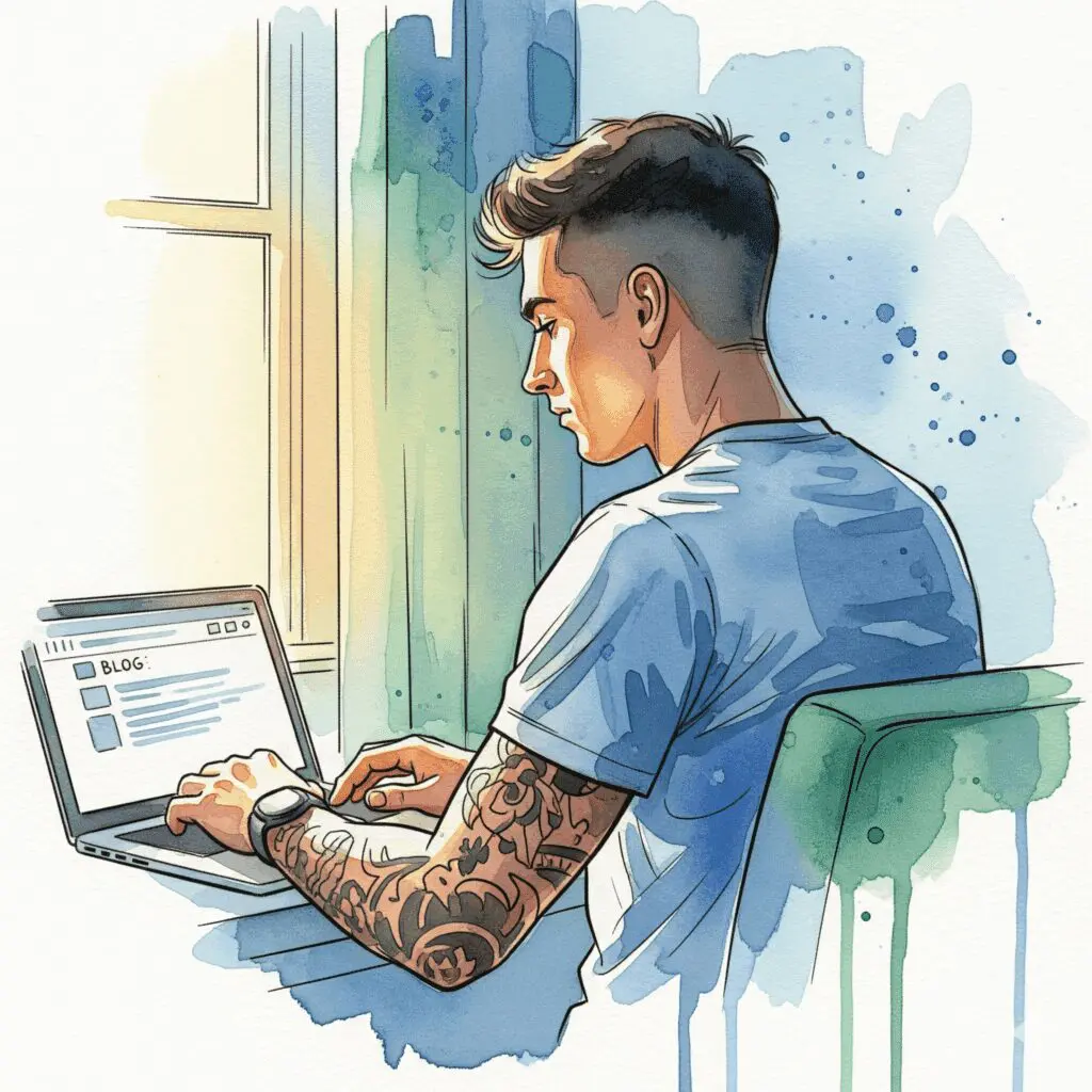 Recovery Alltag Routine Schlafhygiene Arbeitssucht Kontrolle Gabriel NeelixberliN gesunde Gewohnheiten Laptop Blog