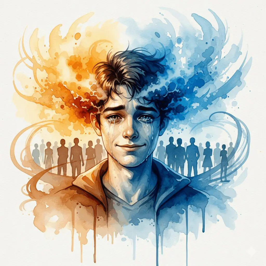 Unbekannte Emotion Tränen Freude Trauer Selbsthilfegruppe Gabriel NeelixberliN Mitgefühl Überforderung neue Gefühle