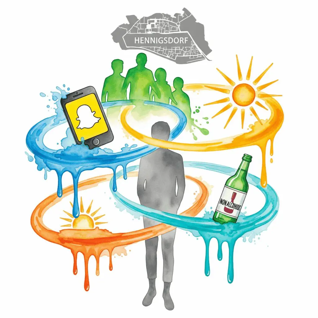 Recovery Schutzstrategien 16 Tage Gabriel Hürden Snapchat Überwachung Hennigsdorf bei Berlin Vermeidung Solarium Struktur