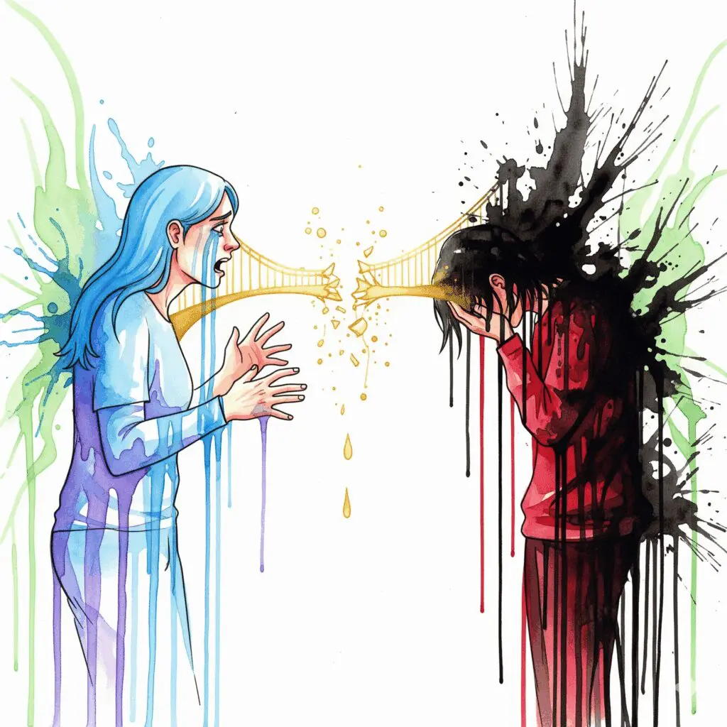 Rückfall Beziehung Schock Vertrauen zerbrochen Partner Sucht Recovery Enttäuschung