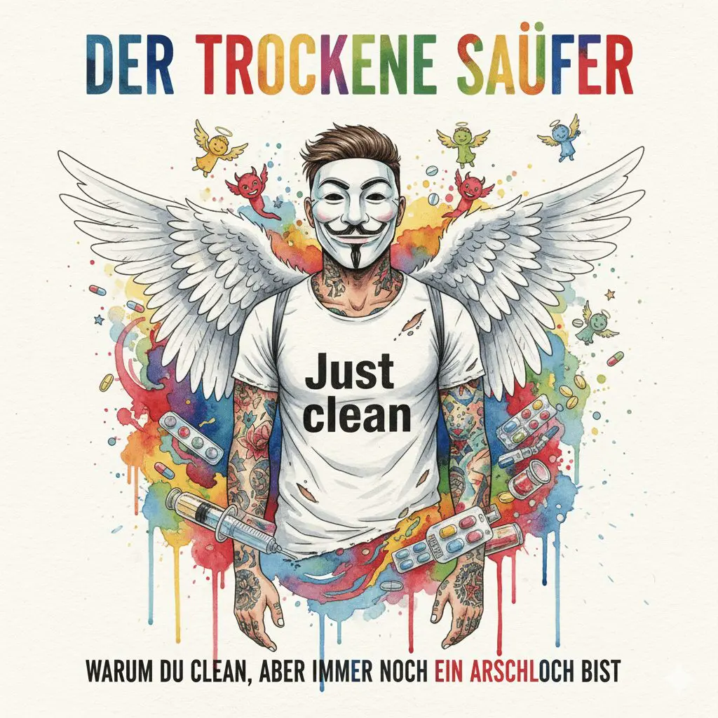 Der trockene Säufer: Warum du clean, aber immer noch ein Arschloch bist