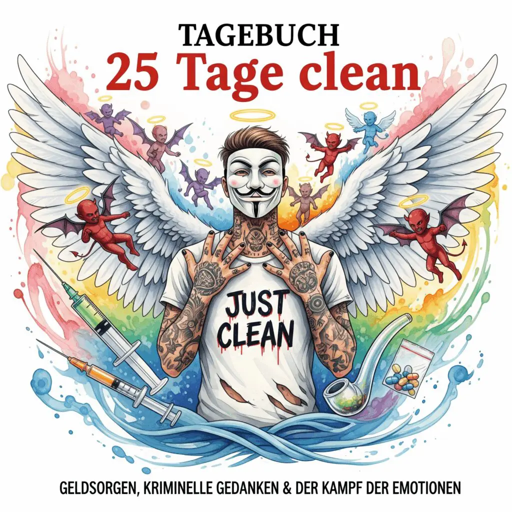🌅 Recovery Tagebuch 25 Tage clean: Geldsorgen, kriminelle Gedanken & der Kampf der Emotionen