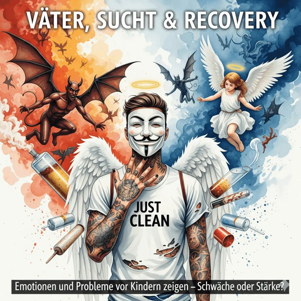 Väter in Recovery: Emotionen vor Kindern zeigen – Schwäche oder Stärke?
