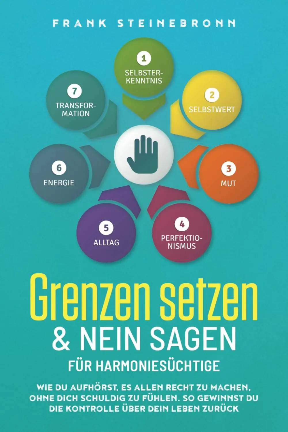 Buchcover: Grenzen setzen & Nein sagen für Harmoniesüchtige von Frank Steinebronn