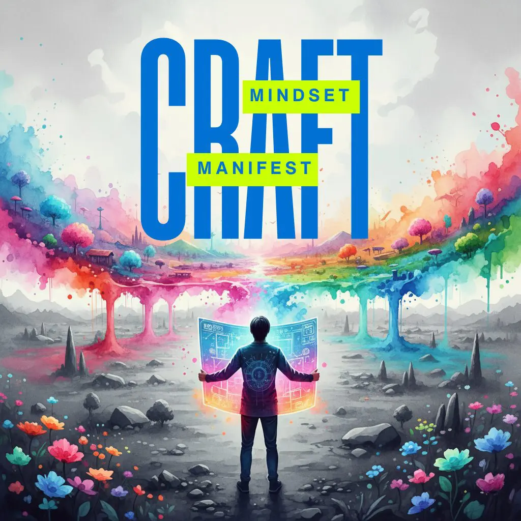 Buchcover von das Craft Mindset Manifest