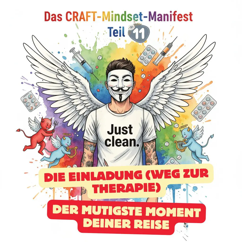 Das CRAFT-Mindset-Manifest (Teil 11): Die Einladung – Der mutigste Moment deiner Reise (Der Weg in die Therapie)
