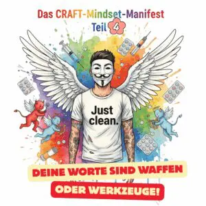 Das CRAFT-Mindset-Manifest (Teil 4): Deine Worte sind Waffen (oder Werkzeuge) – Die Revolution der positiven Kommunikation