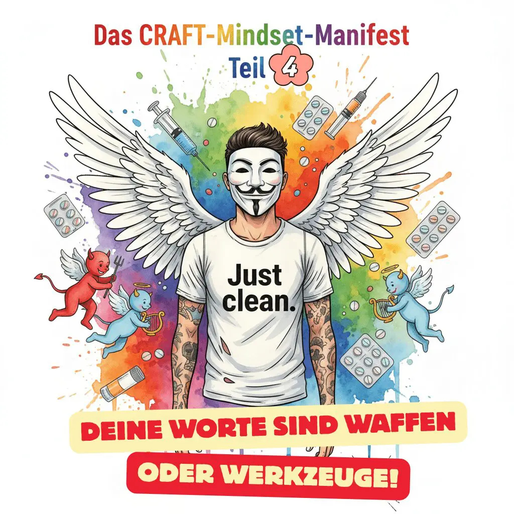 Das CRAFT-Mindset-Manifest (Teil 4): Deine Worte sind Waffen (oder Werkzeuge) – Die Revolution der positiven Kommunikation