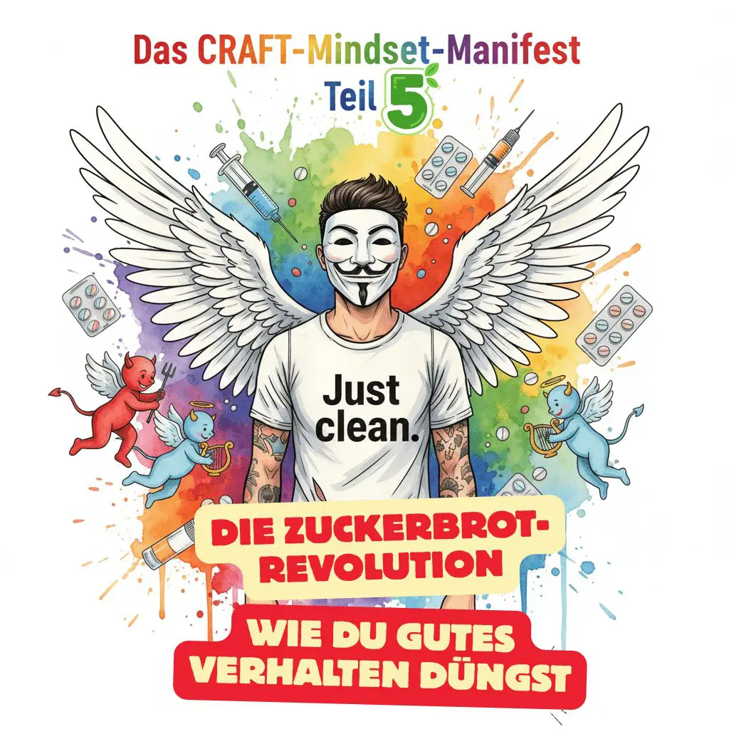 Das CRAFT-Mindset-Manifest (Teil 5): Die Zuckerbrot-Revolution – Wie du gutes Verhalten düngst (Positive Verstärkung)