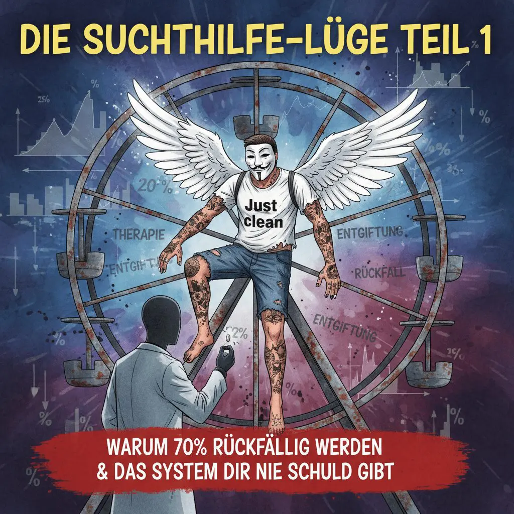 Die Willens-Lüge: Warum 70% rückfällig werden und das System dir die Schuld gibt