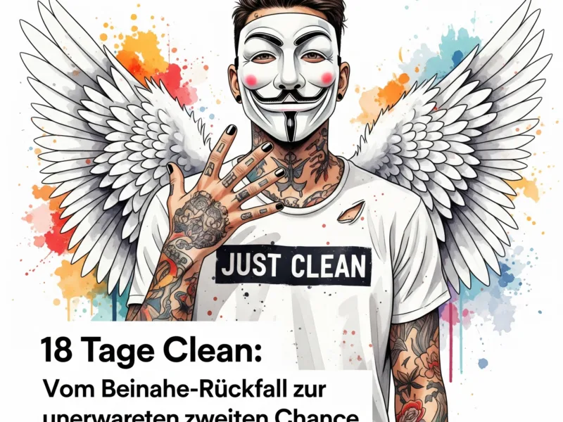 18 Tage clean: Vom Beinahe-Rückfall zur unerwarteten zweiten Chance