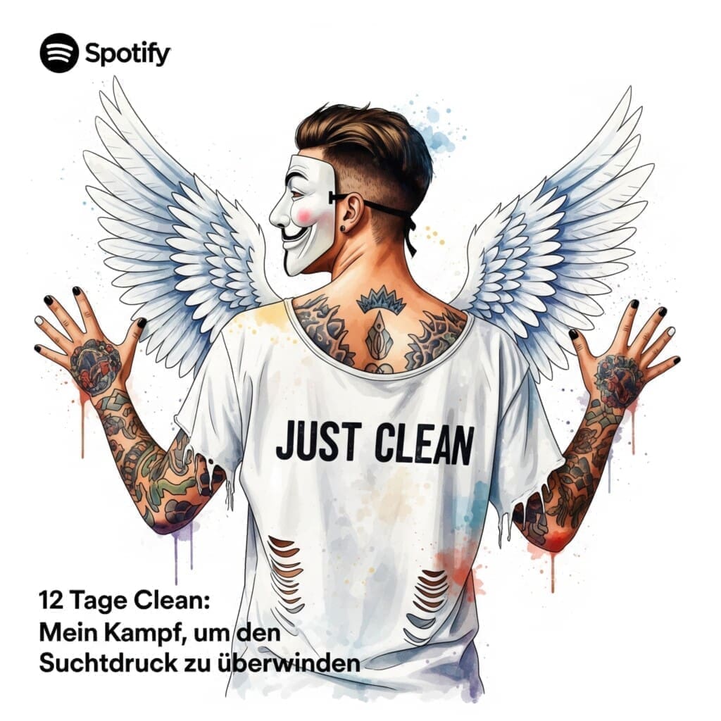 Werbung für NeelixberliN Spotify Podcast Folge: 12 Tage clean: Mein Kampf, um den Suchtdruck zu überwinden