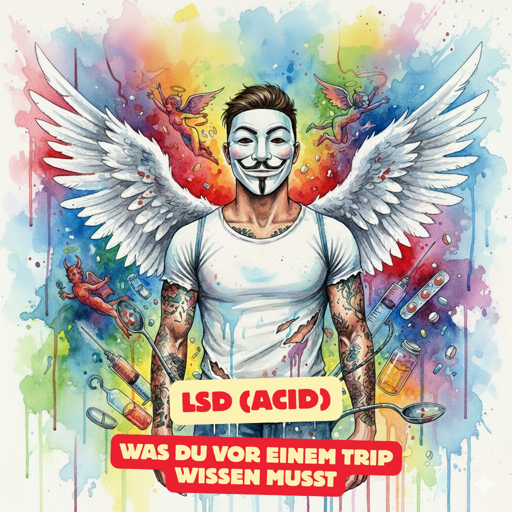 LSD (Acid): Wirkung, Risiken & was du vor einem Trip wissen musst