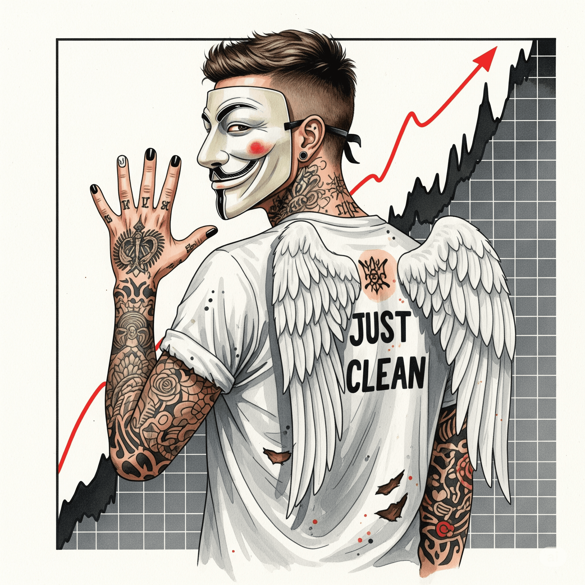 Eine Grafik einer steil ansteigenden und sofort wieder tief abfallenden Kurve, die sich immer wieder wiederholt. Symbolisiert den schnellen High-Crash-Zyklus und den Zwang zum Nachlegen. "Crack Wirkung Kurve", "schnelle Sucht", "High und Crash"