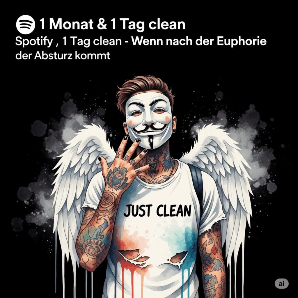 1 Monat & 1 Tag clean: Wenn nach der Euphorie der Absturz kommt