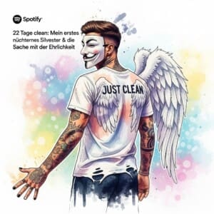 22 Tage clean: Mein erstes nüchternes Silvester & die Sache mit der Ehrlichkeit - Tagebuch und Podcast Titelbild