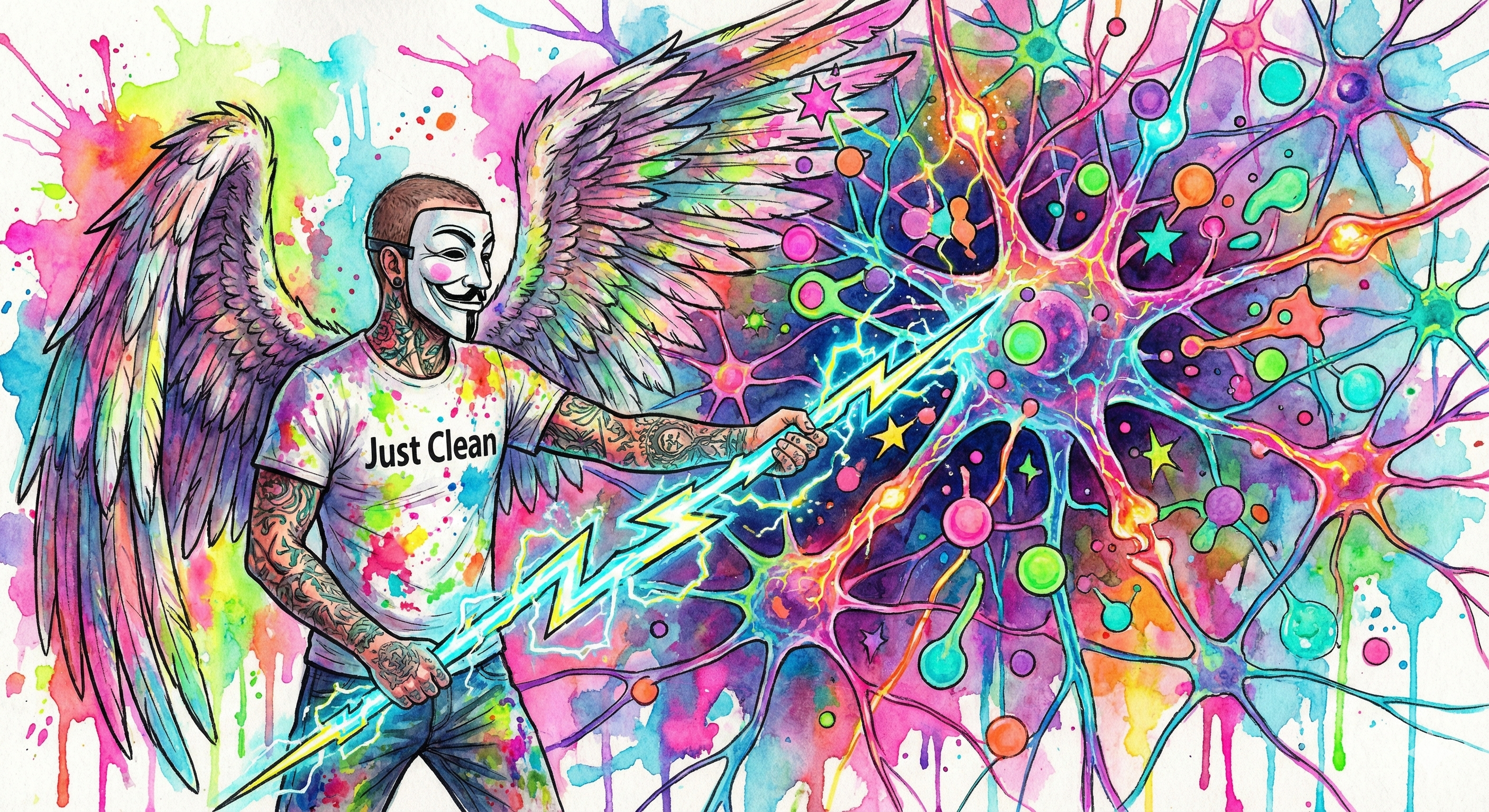 Darstellung der massiven Dopaminfreisetzung durch Amphetamin im Gehirn, moderiert von NeelixberliN.