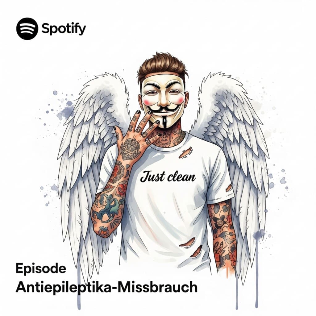 Antiepileptika-Missbrauch: Die unterschätzte Sucht aus dem Medizinschrank. Podcast und Artikel Titelbild
