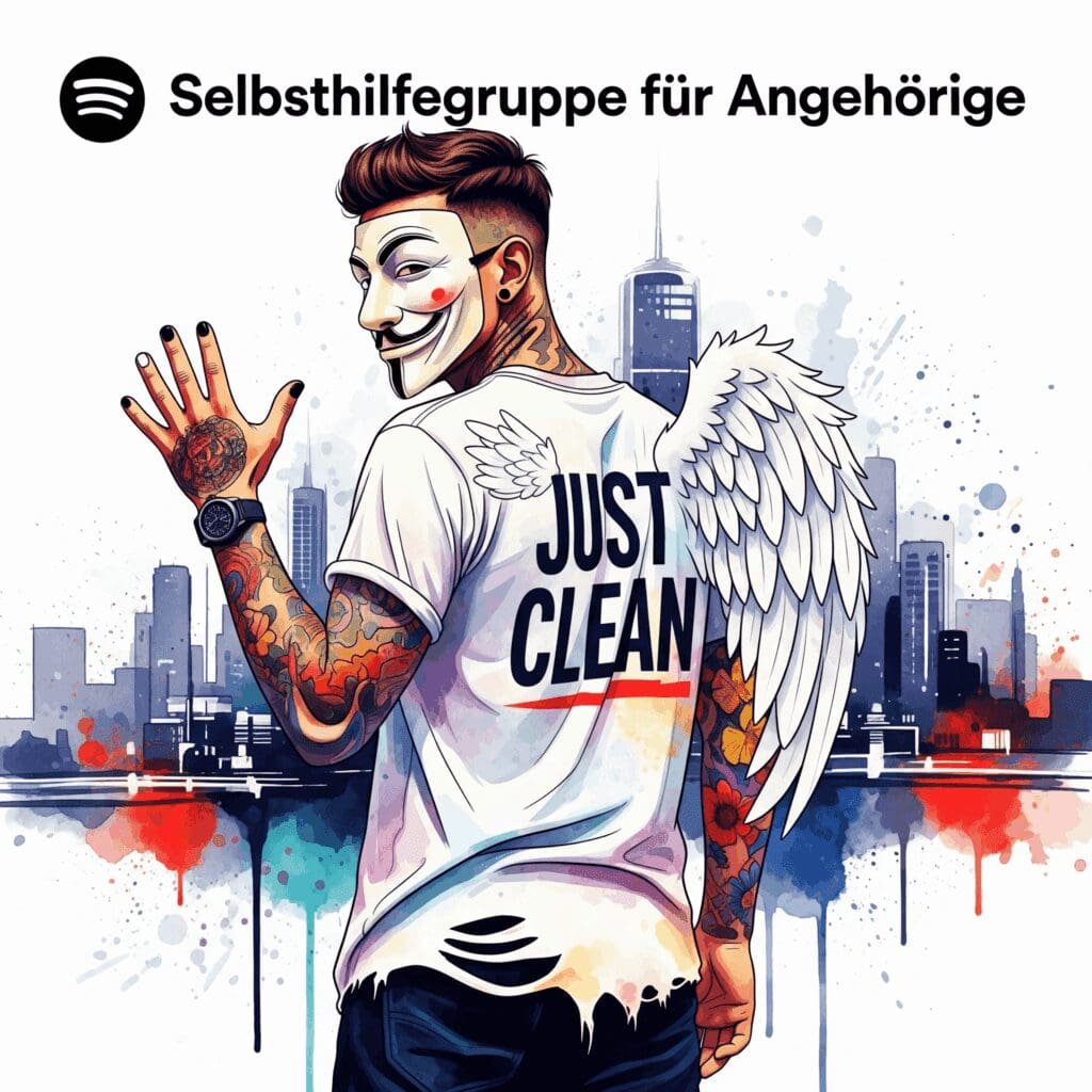 Selbsthilfegruppe für Angehörige: Dein Anker im Sturm der Sucht. Podcast und Artikel Titelbild