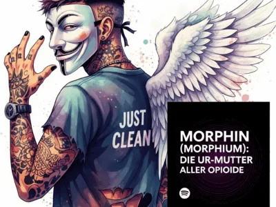 Morphin (Morphium): Die Ur-Mutter aller Opioide. Podcast und Artikel Titelbild
