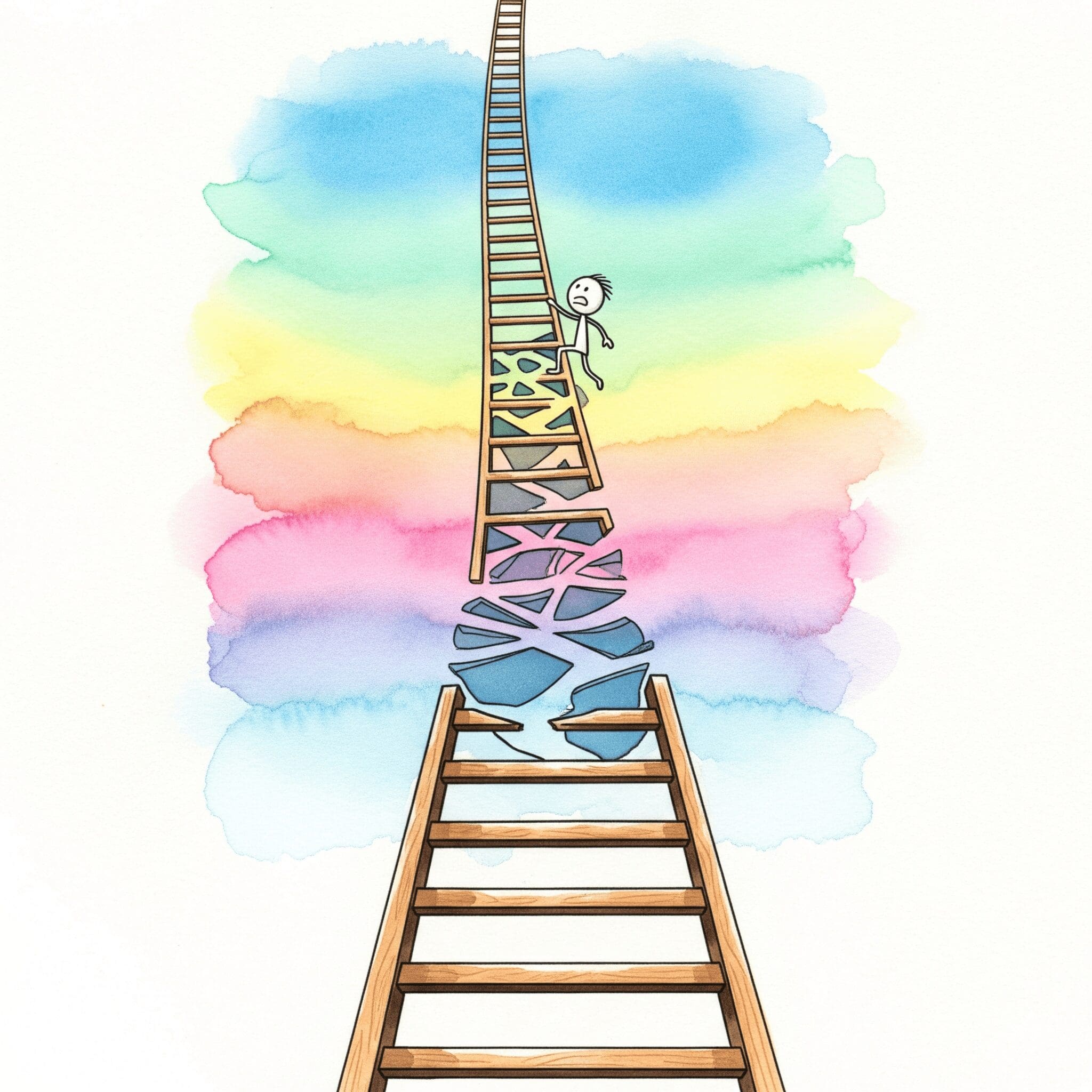 Symbolische Darstellung der rasanten Toleranzentwicklung bei Pregabalin, bei der immer höhere Dosen für die gleiche Wirkung benötigt werden.