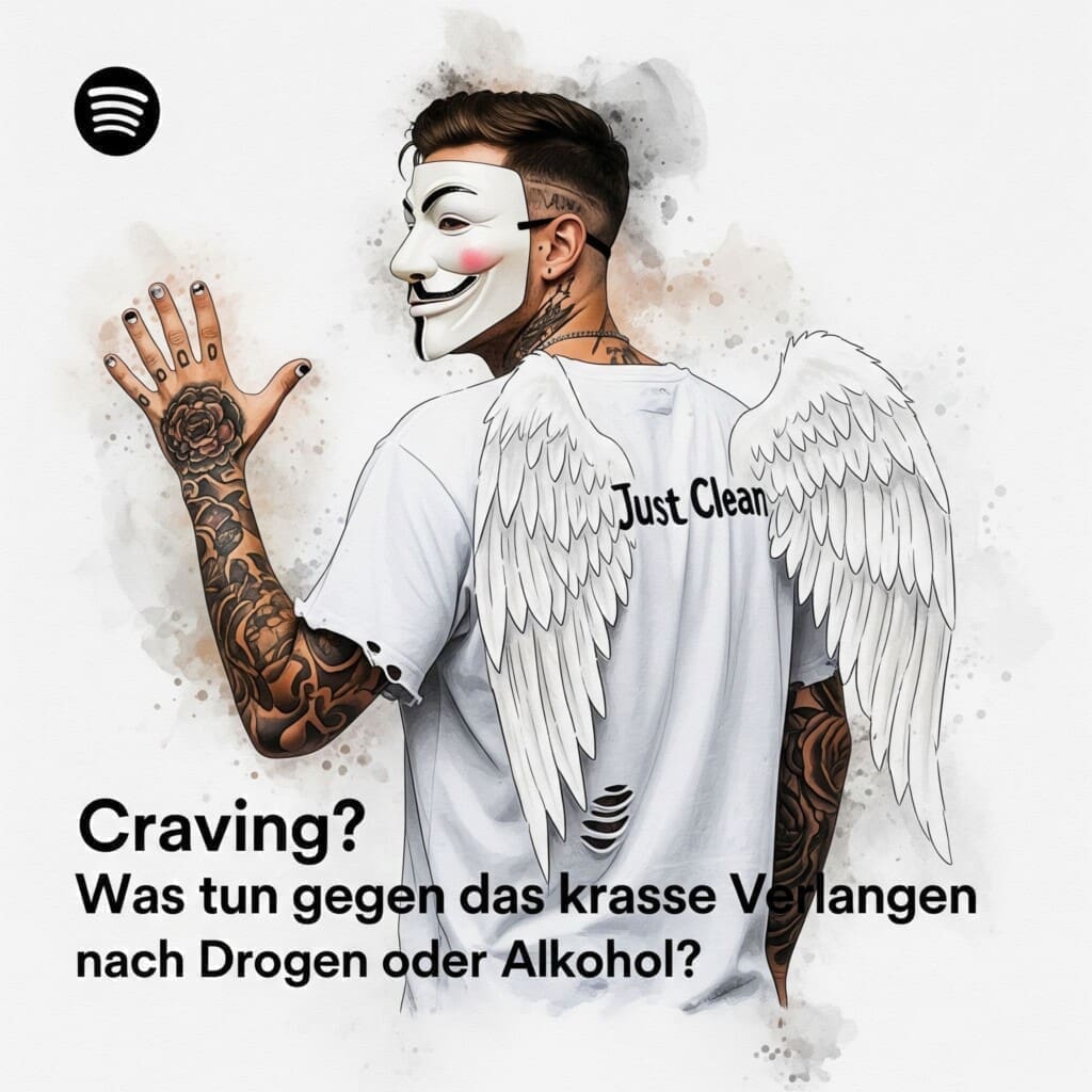 Craving? Was tun gegen das krasse Verlangen nach Drogen oder Alkohol? Podacst und Artikel Titelbild