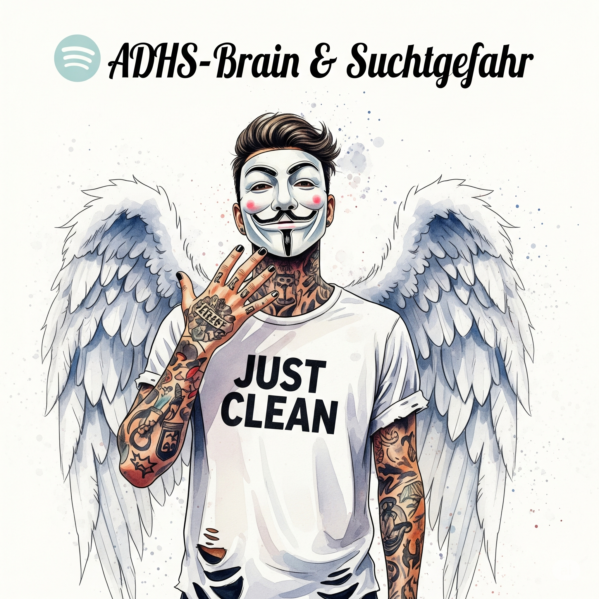 ADHS-Brain & Suchtgefahr: Warum dein Kopf manchmal auf Risiko steht. Podcast und Artikel Titelbild
