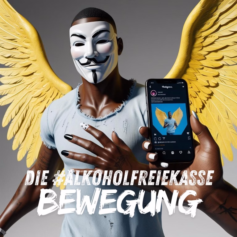 Die alkoholfreie Kasse Bewegung.
