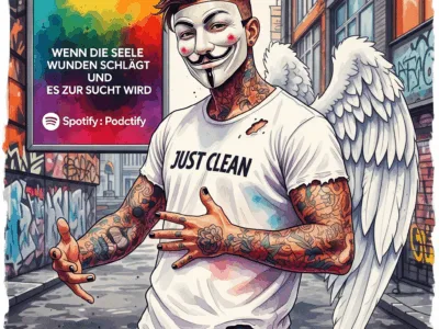 Wenn die Seele Wunden schlägt UND es zur Sucht wird. Podcast und Artikel Titelbild