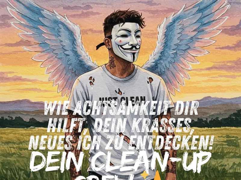 ✨ Dein Clean-Up Crew: Wie Achtsamkeit Dir hilft, Dein krasses, neues Ich zu entdecken! ✨