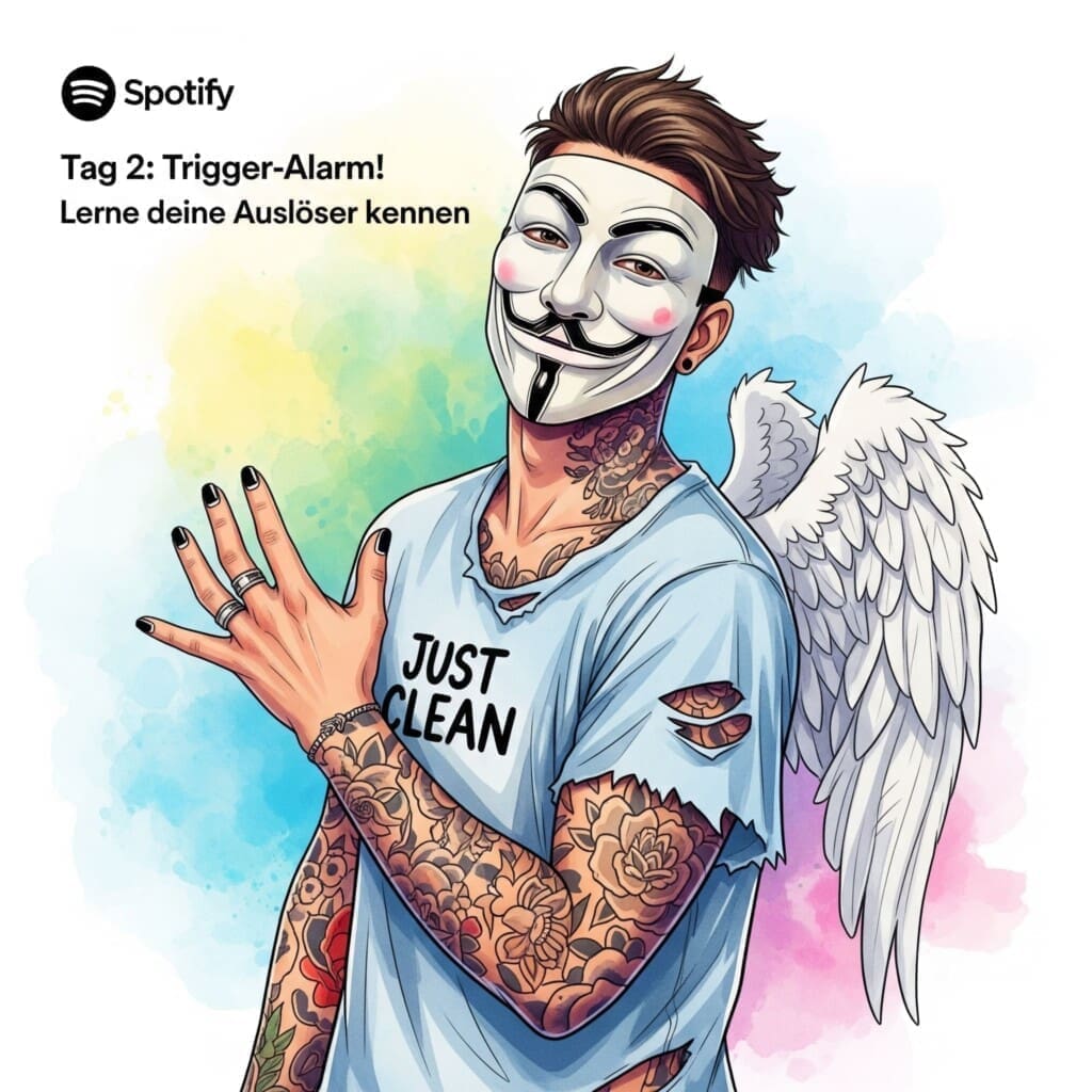 Tag 2: Trigger-Alarm! Lerne deine Auslöser kennen - Podcast Titelbild