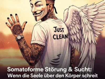 Somatoforme Störung & Sucht: Wenn die Seele über den Körper schreit. Podcast und Artikelbild