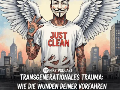Transgenerationales Trauma: Wie die Wunden deiner Vorfahren deine Sucht befeuern. Podcast und Artikel Titelbild