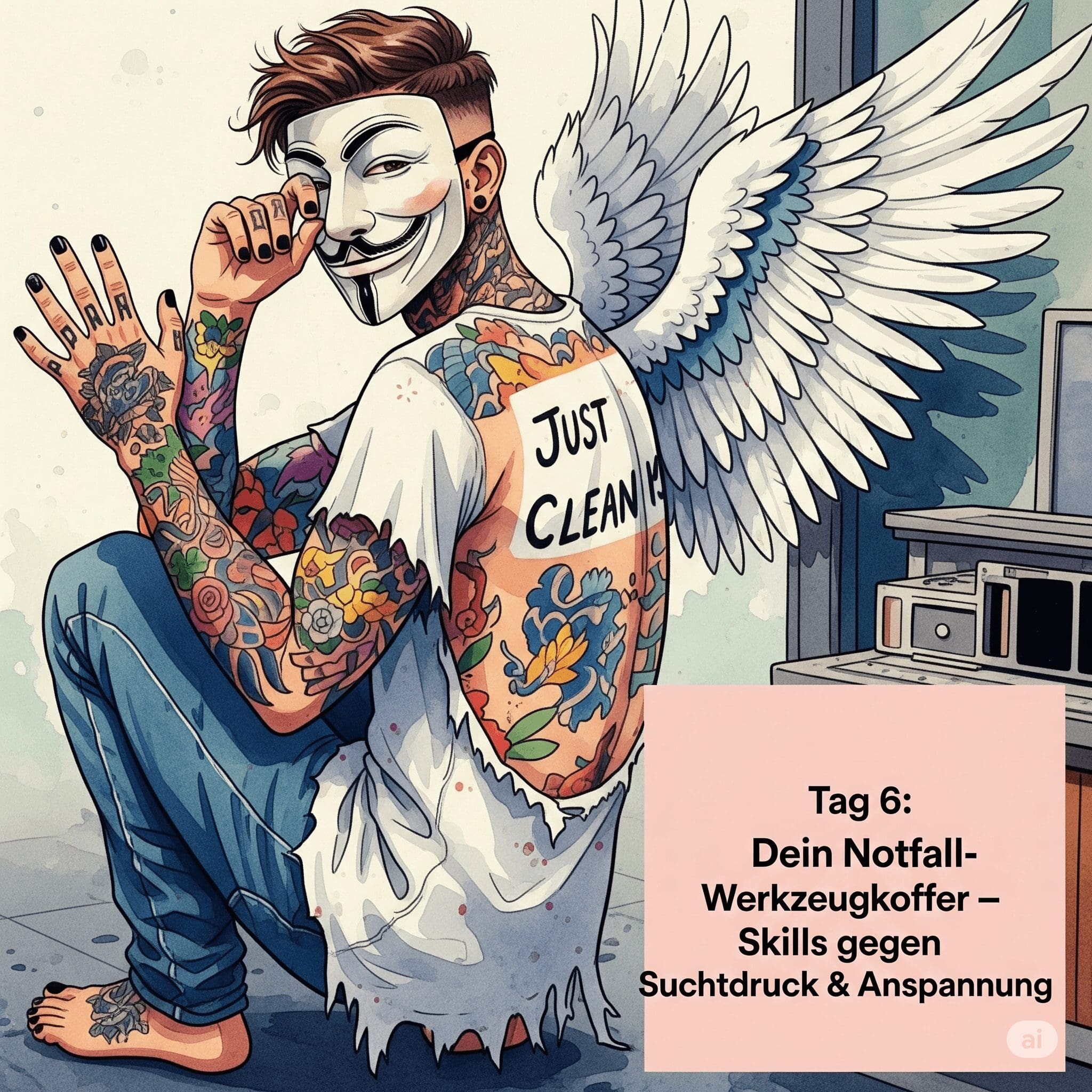 Tag 6: Dein Notfall-Werkzeugkoffer – Skills gegen Suchtdruck & Anspannung